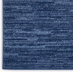 nourison home nourison essentials navy blue 2' x showing dimensions
