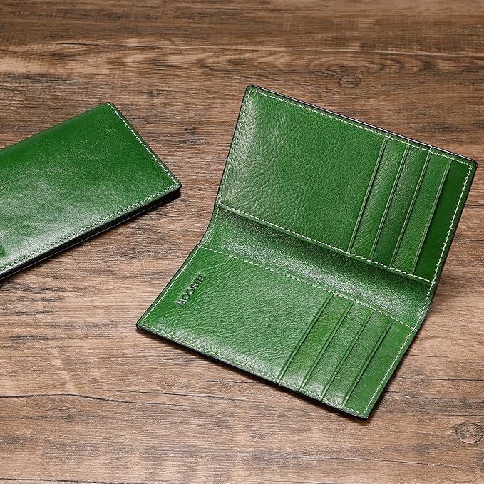Slim Leather Credit Card Holder - Image 7