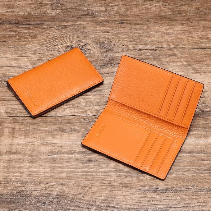 Slim Leather Credit Card Holder - Image 7