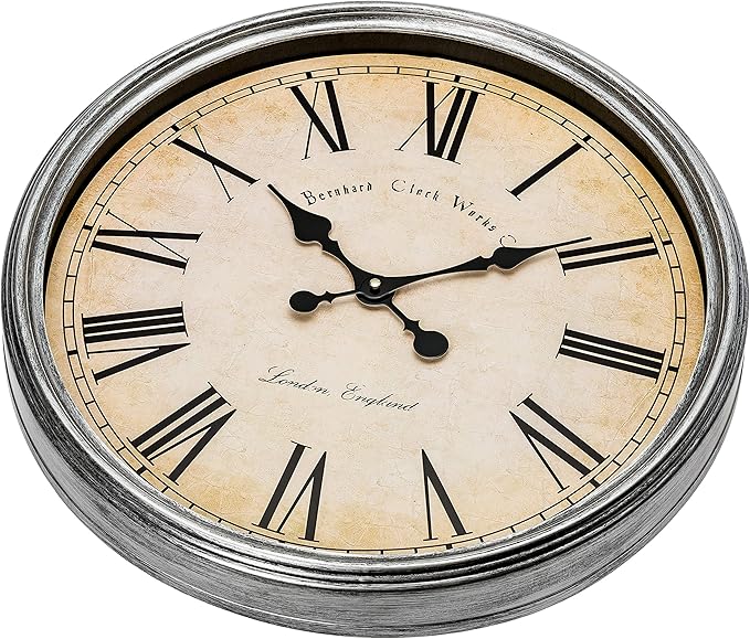 Bernhard Products Large Decorative Wall Clock 20 Inch Silent Non Ticking - Image 2