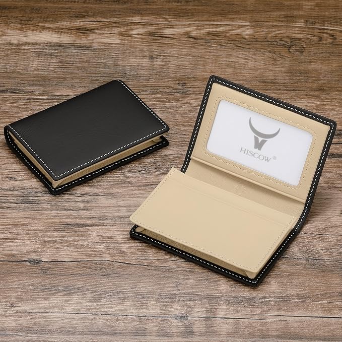 Leather Business Card Case Holder - Image 2