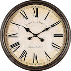 Bernhard Products Large Decorative Wall Clock 20 Inch Silent Non Ticking by BernhardProducts