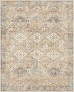 GENIMO 9x12 Area Rugs for Living Room, Machine Washable Non Slip Vintage Rugs - Image 5