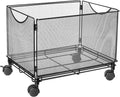 Safco Onyx Rolling Cart Desktop Tub File, Fits Letter-Size Hanging Folders by SafcoProducts