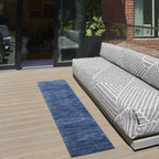 nourison home nourison essentials navy blue 2' x shown in use