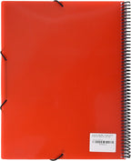 grafoplas 39832251 – 20 Pockets Folder, A4, Tapas, PP Red