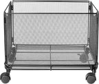 Safco Onyx Rolling Cart Desktop Tub File, Fits Letter-Size Hanging Folders - Image 2