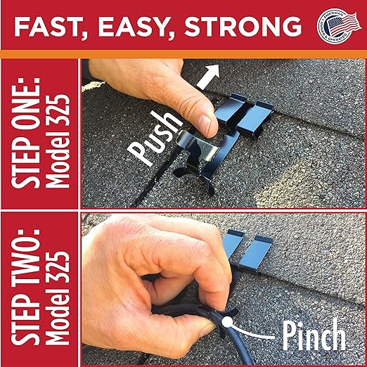 Grip Clip Roof Clips, Safe for Heat Tape, Electric Cable & Roof Heat Cable - Image 4