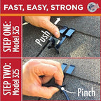 Grip Clip Roof Clips, Safe for Heat Tape, Electric Cable & Roof Heat Cable - Image 4
