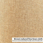 GO&SO Set of 2 Brown Medium Drum Lamp Shades 13" Top x 13" Bottom x 10" High - Image 3