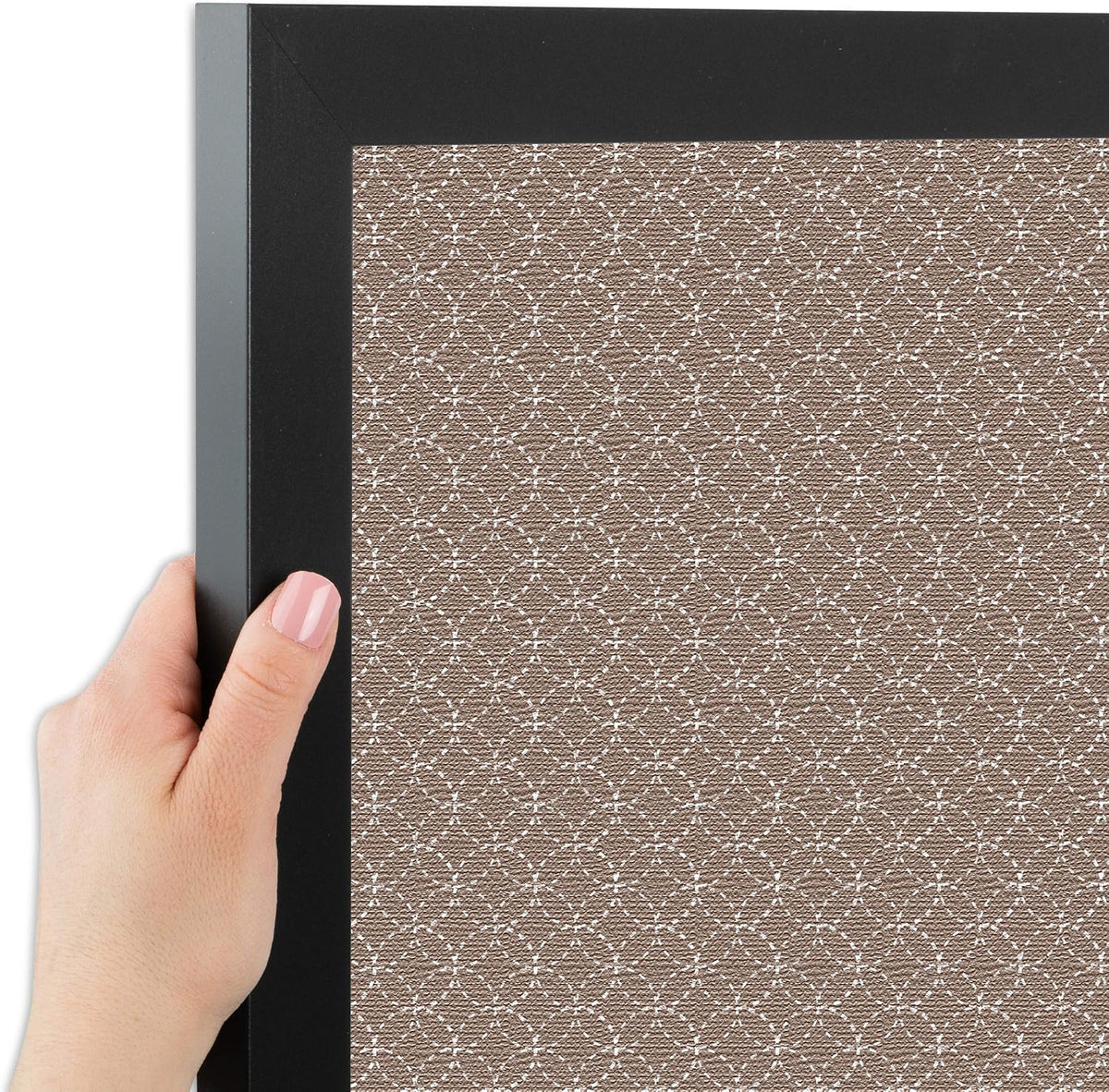 PinPix 24x16 Inch Cork Bulletin Board. This Decorative Framed Pin Board Comes...