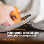 Fiskars 8" Original Orange-Handled Stainless Steel Scissors, Ergonomic and - Image 5