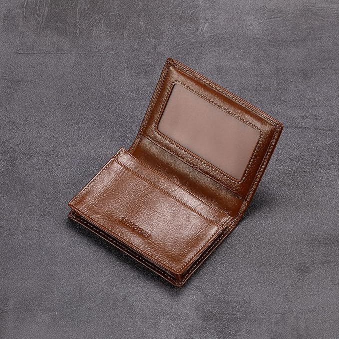 Leather Business Card Case Holder - Image 7