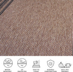 safavieh courtyard collection 2'3" x 6'7" natural /, package contents