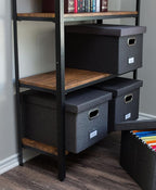 Internet's Best Collapsible File Storage Organizer | Decorative Linen Filing & - Image 9