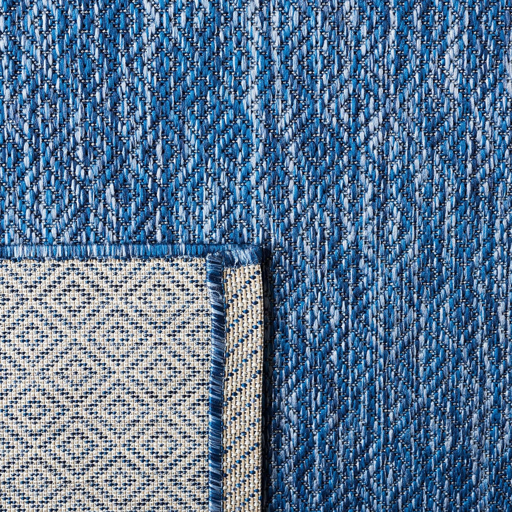 safavieh courtyard collection 2'3" x 6'7" navy cy8520 showing dimensions