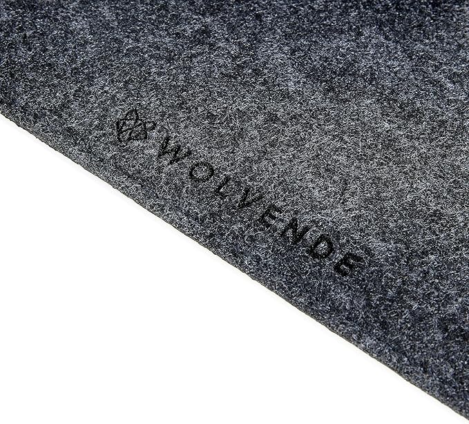 Wolvende Premium Felt Desk Mat | Medium 12" x 36" | Multifunctional Desk Pad - Image 6