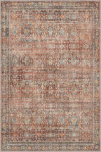 GENIMO 6x9 Area Rugs for Living Room, Machine Washable Non Slip Vintage Rugs - Image 8