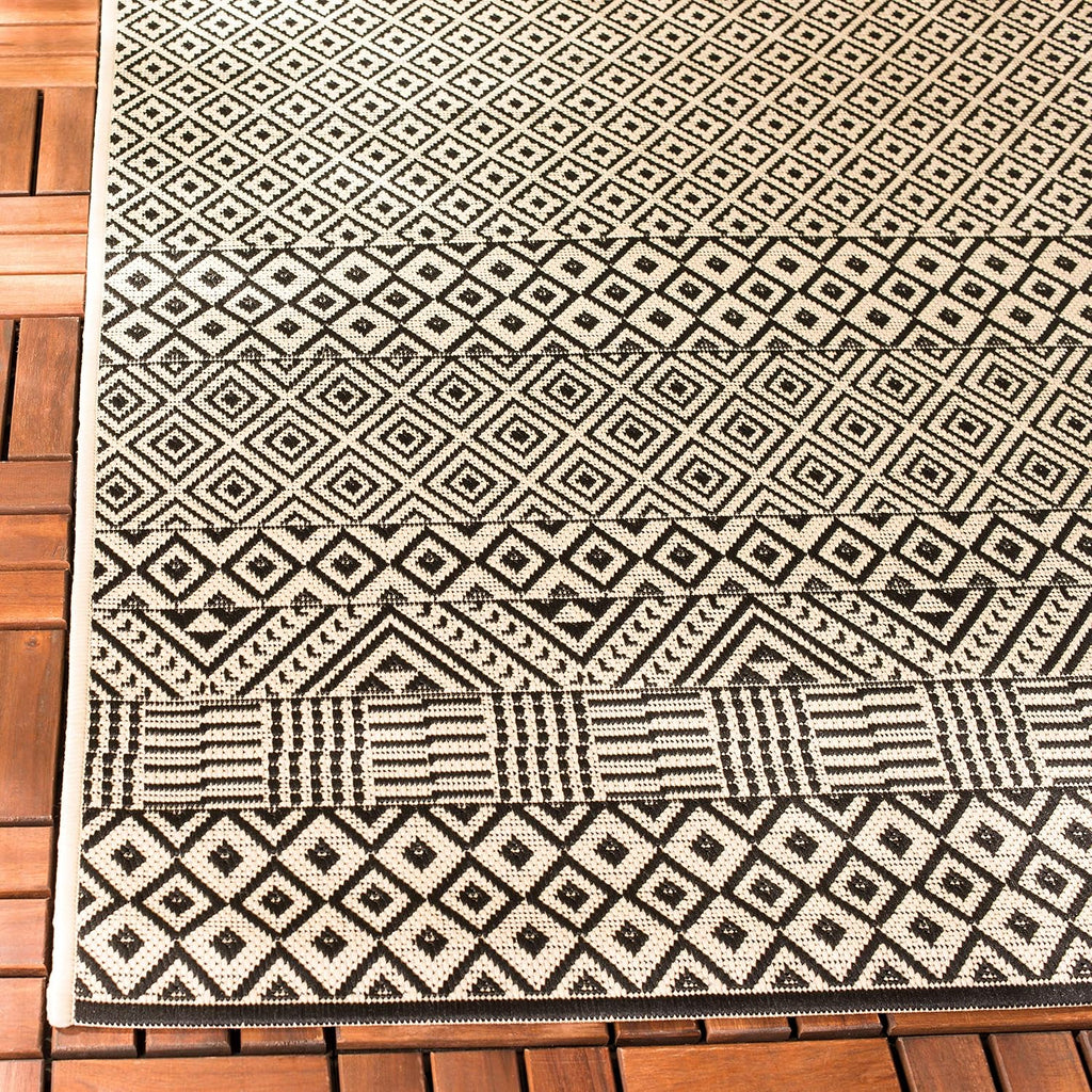 safavieh courtyard outdoor runner rug 2'3"x6'7", beige &, side view