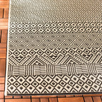 safavieh courtyard outdoor runner rug 2'3"x6'7", beige &, side view