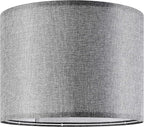 Set of 2 Large Drum Lamp Shades Modern Lamp Shade 16" Top x 16" Bottom x 12" - Image 6
