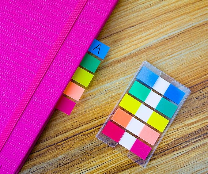 500 Pieces Tabs 2 Inch Sticky Index Tabs, Writable and Repositionable File Tabs - Image 5