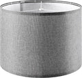 Gray Large Drum Lamp Shades for Floor Lamps Table Lamp Farmhouse Lamp Shade 16" by GOSO