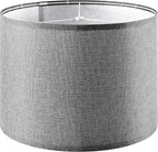 Gray Large Drum Lamp Shades for Floor Lamps Table Lamp Farmhouse Lamp Shade 16" by GOSO
