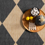 nuloom sabina dark grey trellis indoor/outdoor runner rug, view 9