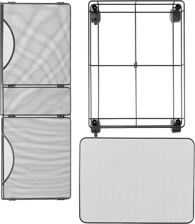 Safco Onyx Rolling Cart Desktop Tub File, Fits Letter-Size Hanging Folders - Image 3