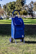 dbest products Trolley Dolly Blue Foldable Shopping cart - Image 9