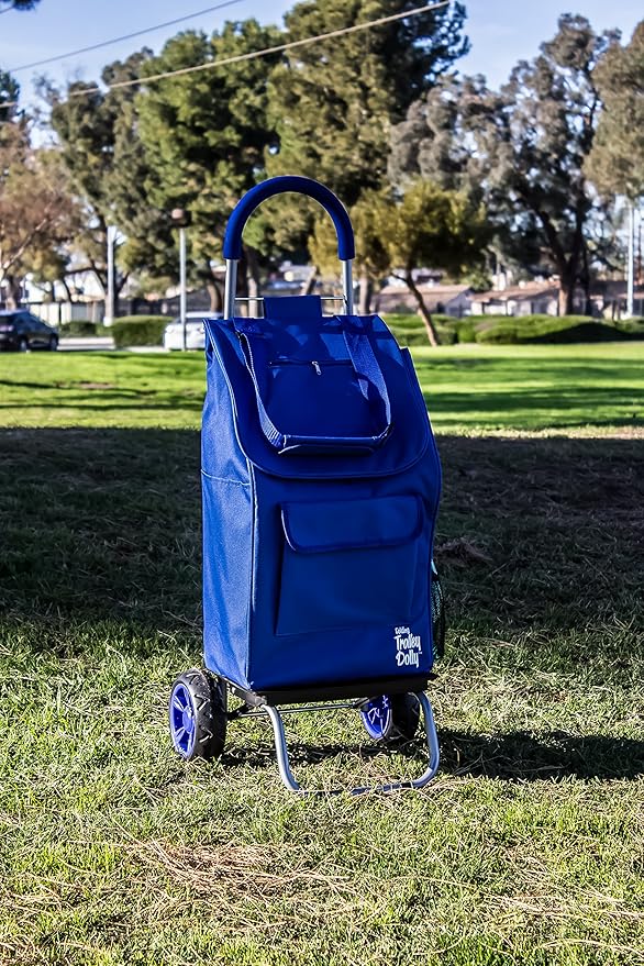 dbest products Trolley Dolly Blue Foldable Shopping cart - Image 9