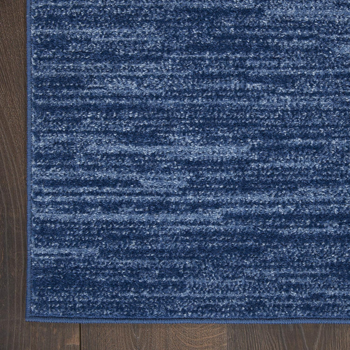 nourison home nourison essentials navy blue 2' x, side view