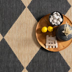 nuloom sabina dark grey trellis indoor/outdoor runner rug, package contents