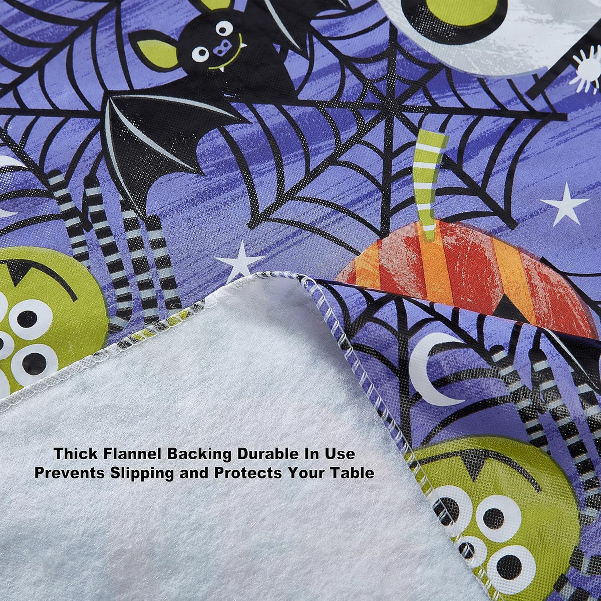 Newbridge Halloween Ghoulish Gang 60 x 120 Inch Rectangle Vinyl Tablecloth