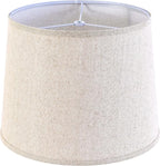 Drum Lamp Shade Large Beige 1 Pack, Modern Farmhouse Lamp Shades by GOSO