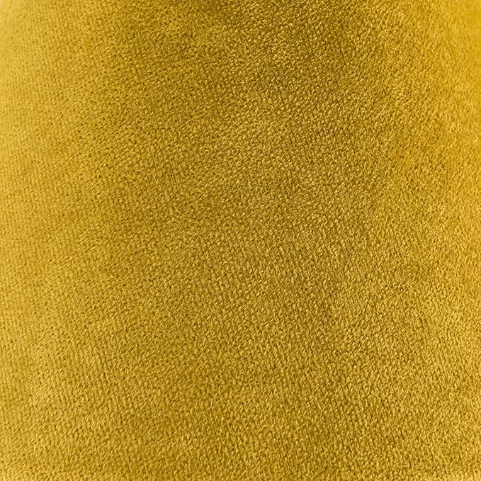 Yellow Velvet Drum Lamp Shade Medium Lampshade 13``Top×13``Bottom×10``High - Image 3