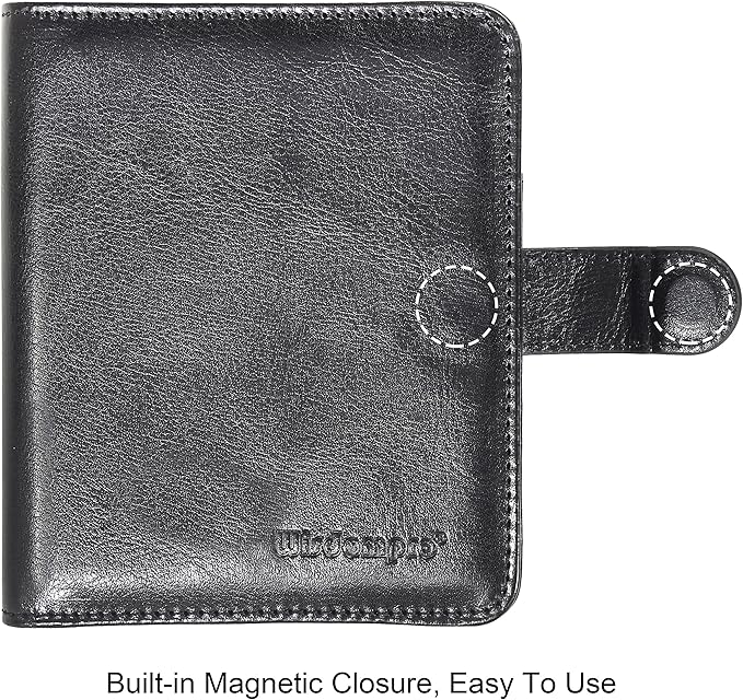 Wisdompro Business Card Book Organizer, Premium PU Leather Wallet Name Credit - Image 5