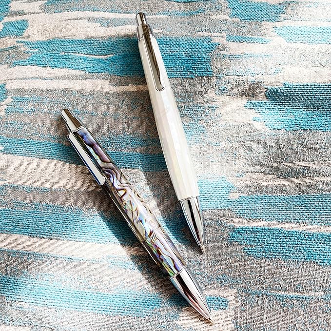 LACHIEVA LUX Abalone Shell Mechanical Pencil 0.7mm, Luxury Metal Pencil - Image 9