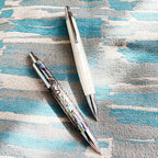 LACHIEVA LUX Abalone Shell Mechanical Pencil 0.7mm, Luxury Metal Pencil - Image 9