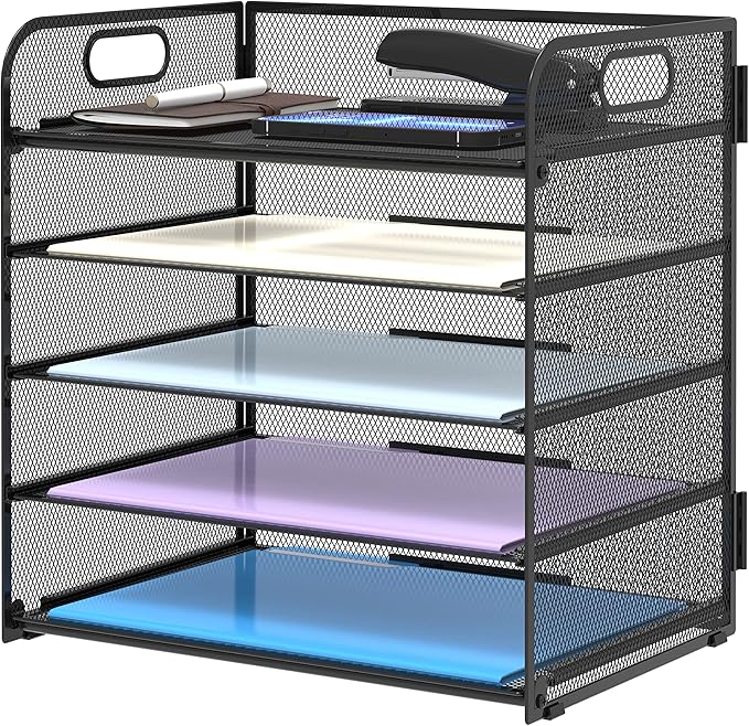 Supeasy 5 Trays Paper Organizer Letter Tray by SUPEASY