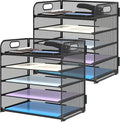 Supeasy 2 Pack 5-Tier Desk Organizer by SUPEASY