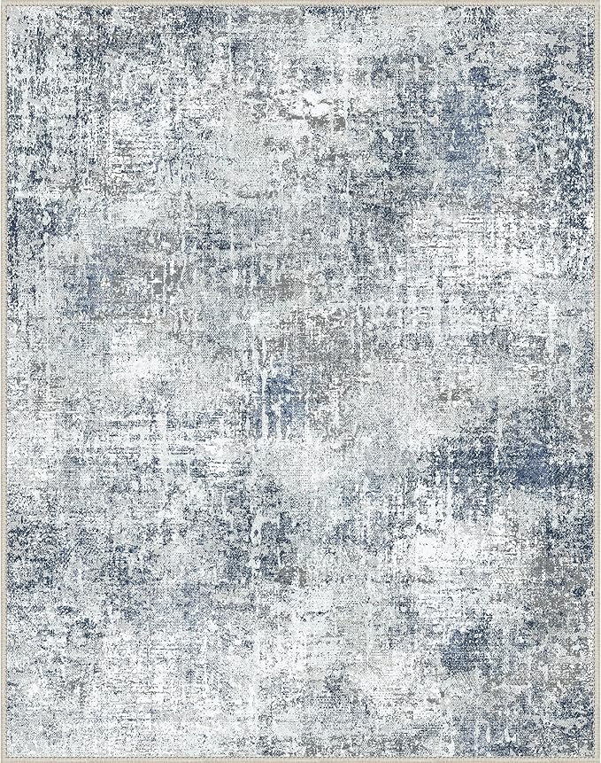 GENIMO Washable Area Rugs for Living Room, 8x10 Modern Non Slip Rugs, Low Pile - Image 9