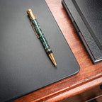 Black Leather 24" x 19" Desk Mat Without Rails - Image 3