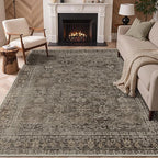 GENIMO 6x9 Area Rug Machine Washable Boho Rug - Image 2