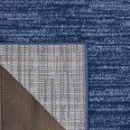 nourison home nourison essentials navy blue 2' x, close-up detail