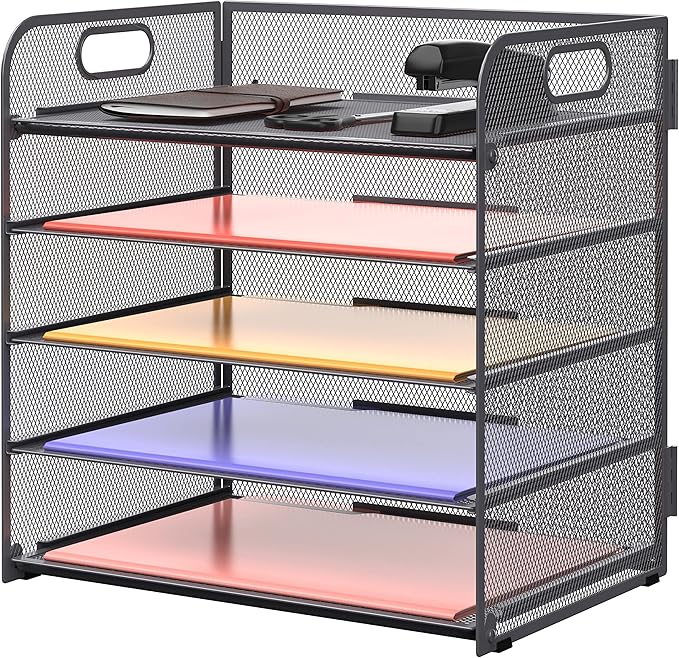 Supeasy 5 Trays Paper Organizer Letter Tray by SUPEASY