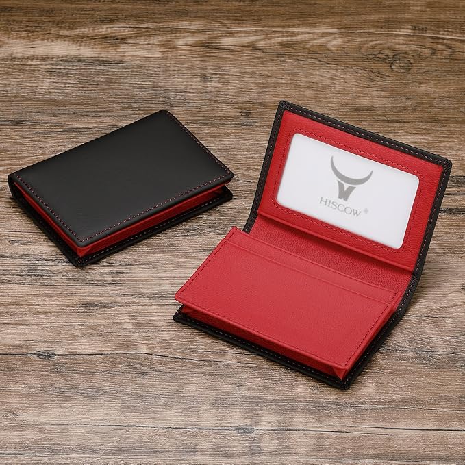 Leather Business Card Case Holder - Image 2