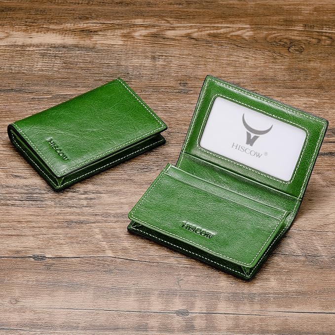 Leather Business Card Case Holder - Image 2