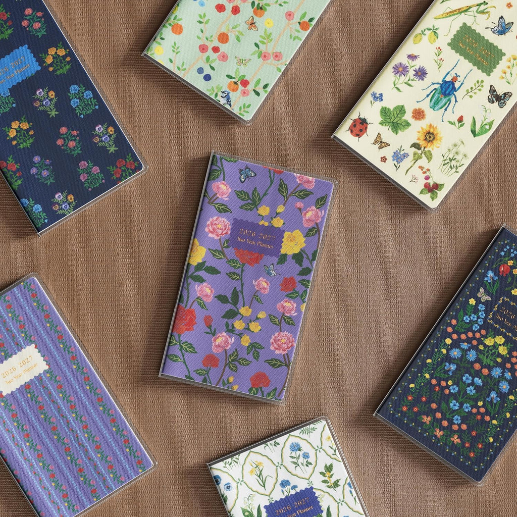 Jotsome Pocket Calendar 2026-2027, 3.5" x 6.4", Spring | 2 Year Monthly Planner from Now to December 2027, Small Pocket Planner with PVC Cover for Purse